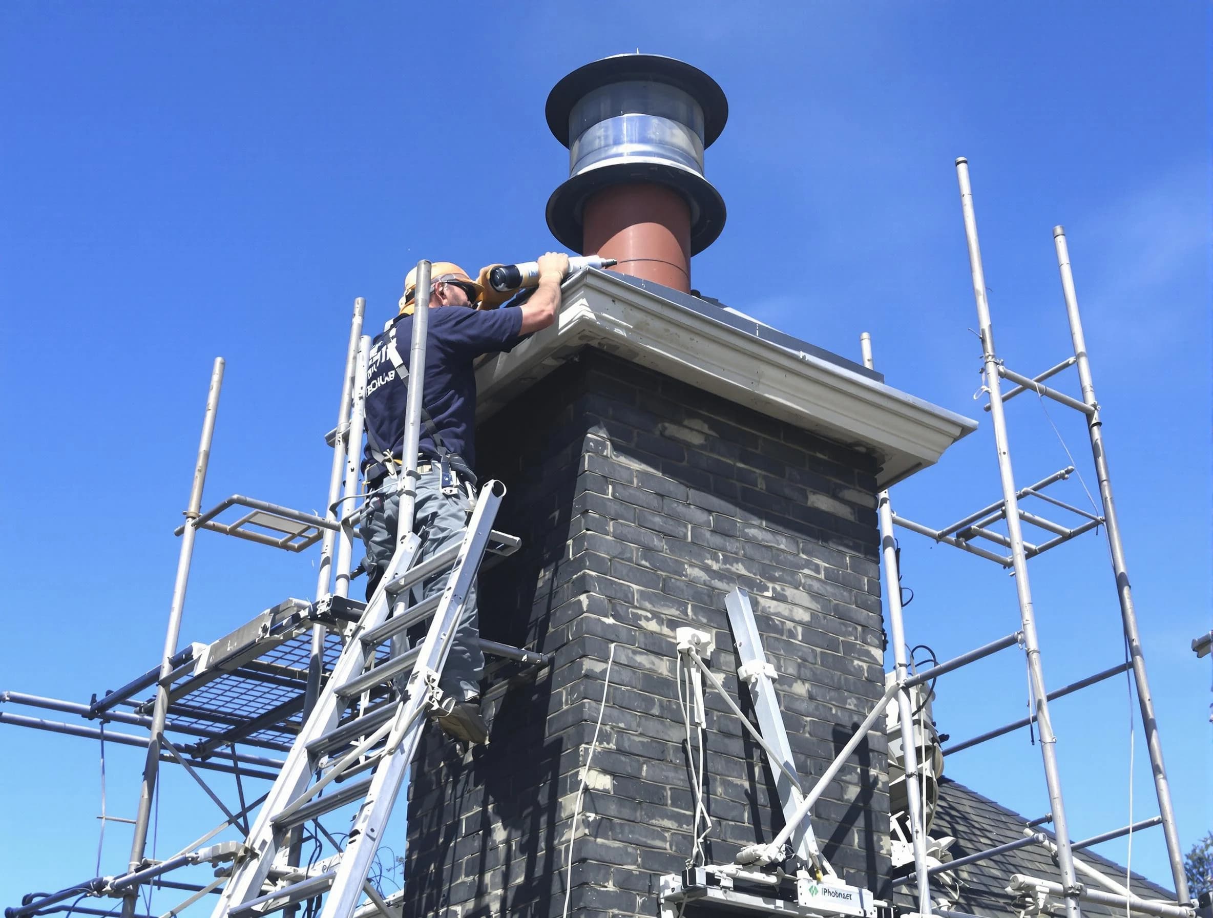 Sturdy chimney crown finished by Manchester Chimney Sweep in Manchester, VA