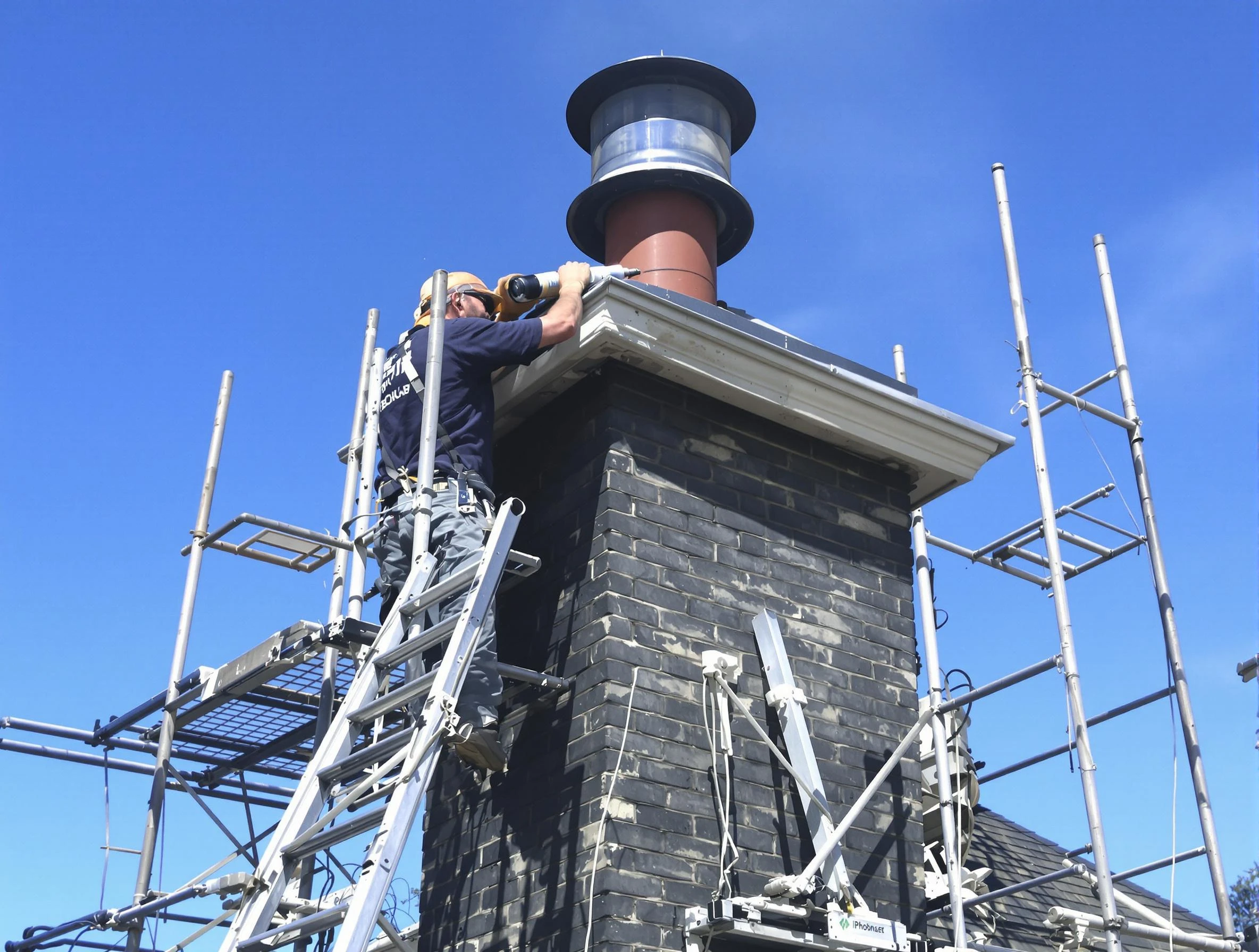 Sturdy chimney crown finished by Manchester Chimney Sweep in Manchester, VA